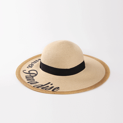

Sunscreen Hat ladies summer Hat East Gate best selling Hat letters color matching Beach Hat wholesale