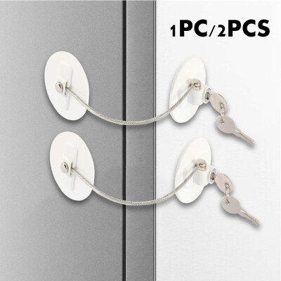 

12 Pack Refrigerator Door Lock with Keys Window Lock Drawer Lock Freezer Door Lock Fridge Lock Baby Kid Safety Cabinet Lock