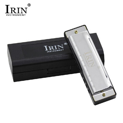 

IRIN G-30 Mouthorgan 10 Holes 20 Tones Key of G Blues Harmonica with ABS Box for Beginners Music Lovers Christmas Gift Wind Instru