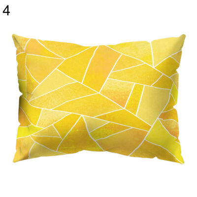 

Geometric Square Triangle Pillow Cover Cushion Case Home Car Sofa Hotel Decor