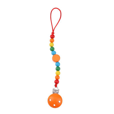 

Baby Pacifier Chain Clip Safe Soft Silicone Teether Chew Toys Shower Gifts