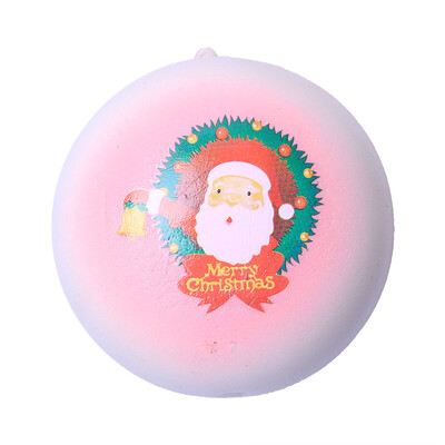 

Gotoamei Christmas Santa Claus Bread Slow Rising Scented Relieve Stress Toy Key Pendant