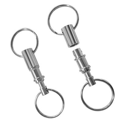 

2pcs Outdoor Camping Backpack Carabiners Double Key Ring Hanging Padlocks