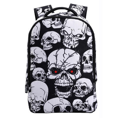 

Student School Bag Originality Skull Fashion Youth Backpack For Teenagers Boys Sports Casual Rucksack Travel Daypack
