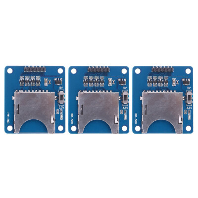 

3Pcs SD TF 2in1 Dual Card Reader Storage Module Board 33V5V for Arduino