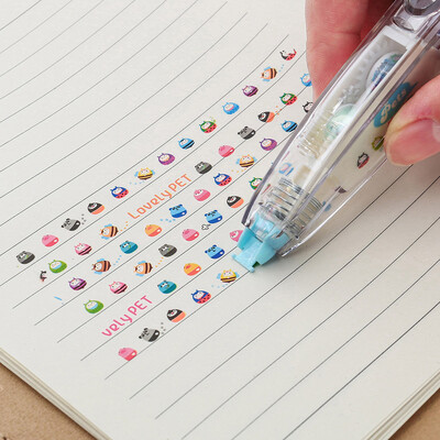 

Toponeto Creative Stationery Push Correction Tape Lace School Supplies