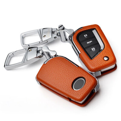 

Boutique Car Key Case Keychain Folding key For Toyota Camry Corolla RAV4 YARIS  Highlander Vios Reiz Ralink Car Key Cover Shell