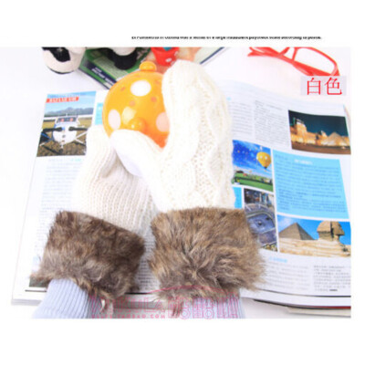 

SUNSIOM Womens Winter Warm Knit Gloves Warmer Mittens Finger Gloves New Fashion