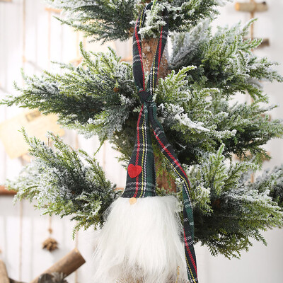 

Siaonvr Christmas Decoration Hat Hanging Leg No Face Doll Room Decoration Decor