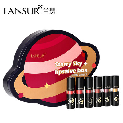 

Lancer LANSUR star lipstick set 6 sticks 15gx6 Chinese Valentines Day Valentines Day to send his girlfriend birthday gift box makeup box a box of multi-
