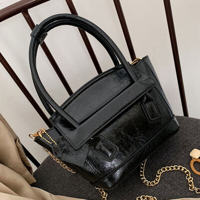 

North bag retro texture bag 2019 new Korean version fashion 100 lap leisure chain single shoulder oblique wing bag