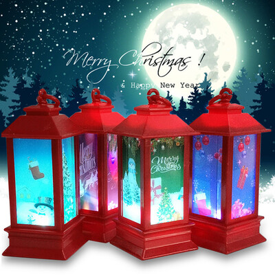 

Siaonvr Halloween Atmospheres Decorative Props Plastic Glowing Night Light House 4pcs