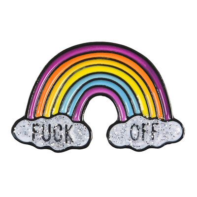 

Cloud Rainbow Designed Pin Brooch Clothes Bag Collar Pins Brooches Jewelry