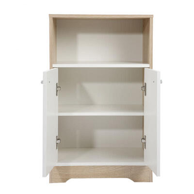 

Greensen Nordic Style Dining Hall Functional Double Drawer Cabinet Kitchen Storage Cabinet