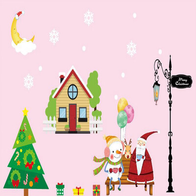 

Tailored Christmas Window Stickers Static Electricity Removable Home Room