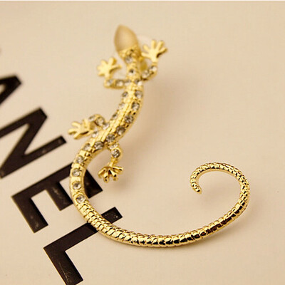 

Hot Women Lady Girl Fashion Elegant Lizard Design Ear Cuff Earrings Jewelry Gift