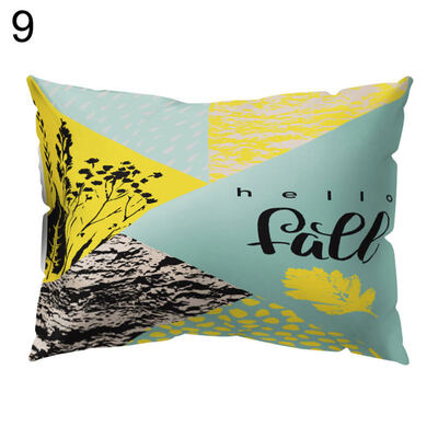 

Pillow Case Little Tree Pond Pattern Cushion Cover Home Office Car Decoration