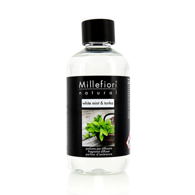 

MILLEFIORI - Natural Fragrance Diffuser Refill - White Mint & Tonka 250ml845oz