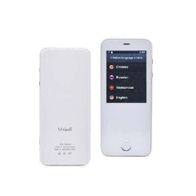 

Smart Voice Translator Support 42 Languages Simultaneous Interpreting for TravelStudyBusiness White