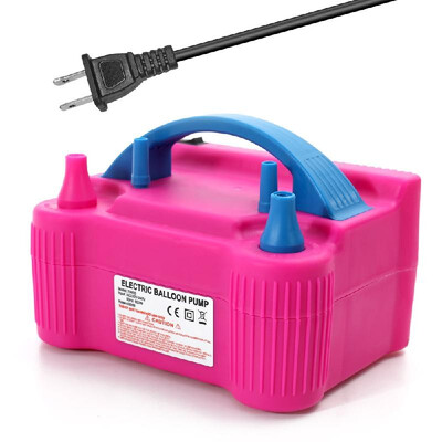 

110V Electric High Power Two Nozzle Air Blower Balloon Inflator Pump Fast Portable Inflatable Tool