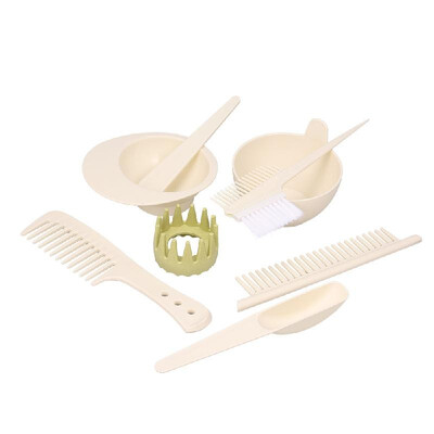 

8pcs Hair Color Mixing Dye Kit Hair Coloring Set Salon Tool Hair Dyeing Tint Brush Comb Bowl Whisk
