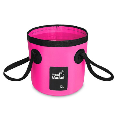 

12L 20L Waterproof Water Bucket Outdoor Fishing Bucket Folding Water Container for Camping Picnic Washing Cleaning