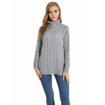 

〖Follure〗Women Autumn Winter Casual Turtleneck Sweater Pullover Sweater