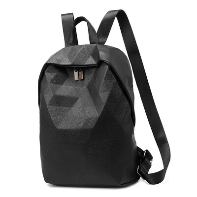 

Lingge embossed backpack Harajuku fashion handbags large capacity travel backpack bag female new tide shoulder bag
