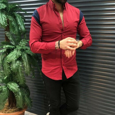 

Fashion Mens Luxury Casual Stylish Slim Fit Long Sleeve Casual Dress Shirts