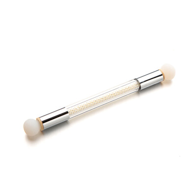 

〖Follure〗Glitter Powder Picking Dotting Gradient Pen Brush 2 Silica Gel Nail Art Tools