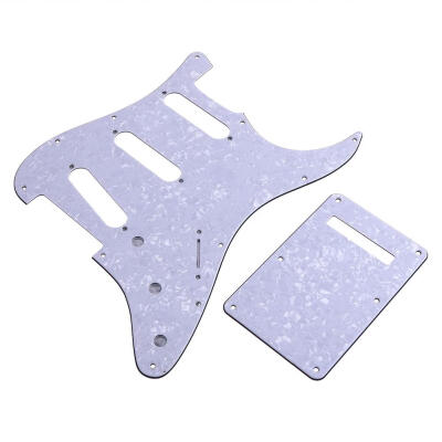 

SSS Guitar Pickguard Scratch Plate Back Plate for ST Style Electric Guitar