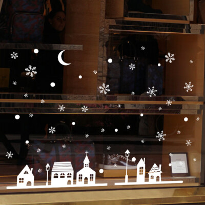 

Christmas Starry Sky PVC Wall Sticker