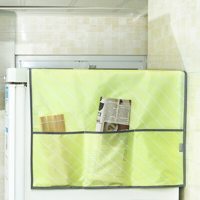 

Toponeto Household Waterproof Refrigerator Dust Cover With Storage Bag For Kitchen Washin