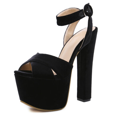 

Women\s Peep Toe Platform Open Toe Sandals London Party High Heels