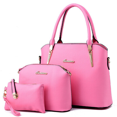

2017 Ladies Brand Designs Bag Women Handbags Leather Handbag Women Messenger BagsFamous Bags HandbagPurseMessenger Bag 3 Sets