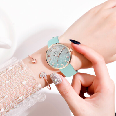 

RM Fashion Trend Leisure Temperament Frosted Dial Quartz Belt Ladies Watch