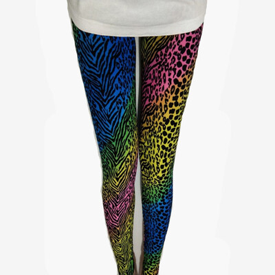

Womens Printed Elastic Pants Casual Sports Fitness Jogging Leggings Trousers