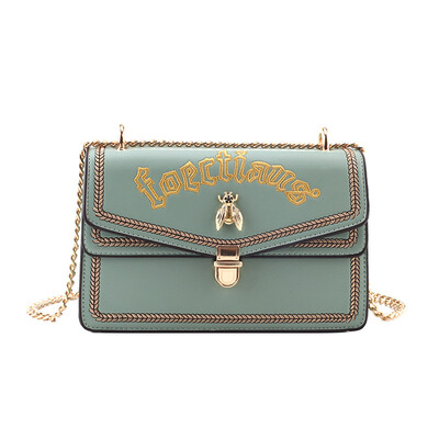 

Bag female 2019 new fashion handbag Korean version of the wild trend small square bag chain shoulder Messenger bag