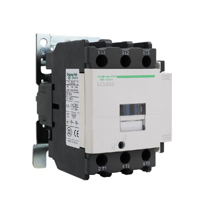 

AC Connector Electric 220V 5060Hz Poles Coil AC Modular Contactor LC1-D High Sensitivity Strong Conductivity