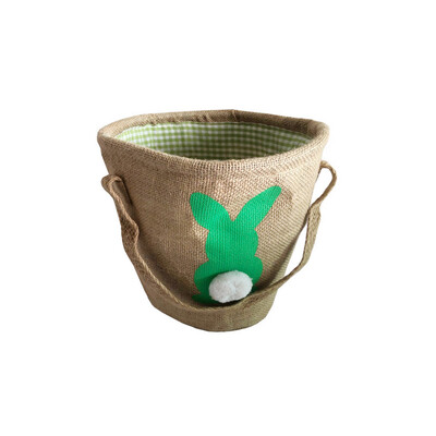 

Toponeto Easter Egg Basket Child Bunny Burlap Bag Carrying Candy&Holiday Party Gifts
