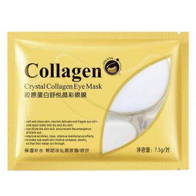 

2018 Eye Mask Gold Crystal collagen Eye Masks Anti-Puffiness Dark Circles Anti Aging Moisturizing Eye Care