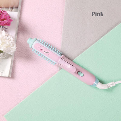 

Portable Mini Hair Curler For Home And Travelling Household Cartoon Curling Iron With Styling Brush