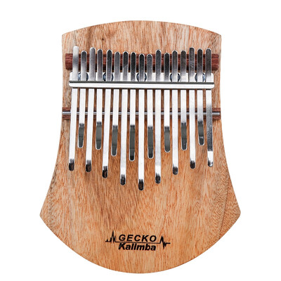

GECKO Kalimba 17 Keys Thumb Pinao Camphor wood with Instruction&Tune Hammer