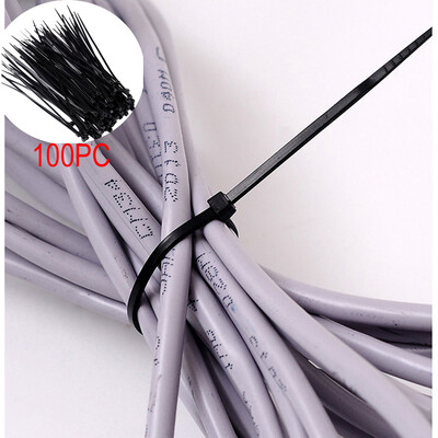 

〖Follure〗Cable Ties UV Weather Resistant Nylon Resistant Wrap Zip Ties Pack Black 100Pc