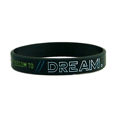 

Motivational Be Yourself Change The World Create Dream Silicone Bracelet