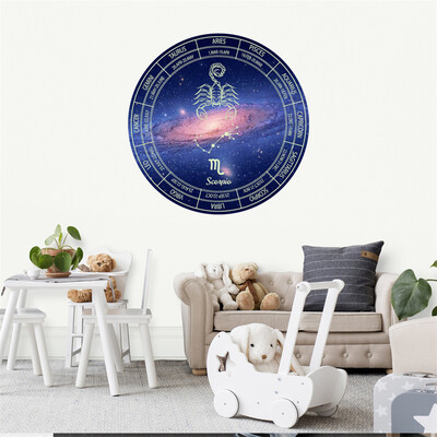

Gobestart Wall Sticker Twelve Constellations Luminous Glowing Sticker Shining Stars Decor
