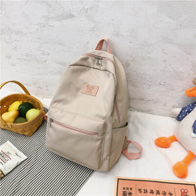 

Insfeng BF schoolbag for female Korean version of high school simple baitamori antique waterproof junior high school students shou