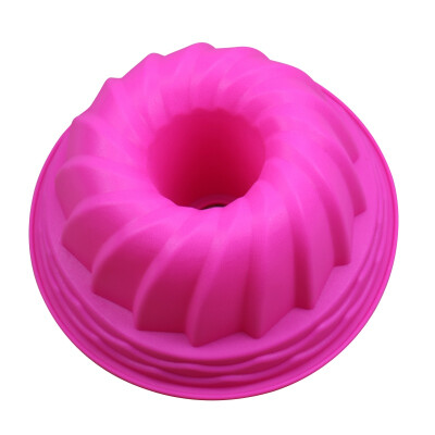 

Large Spiral shape Cake Tools Bread Chocolate Bakeware Silicone Mold For Cakes