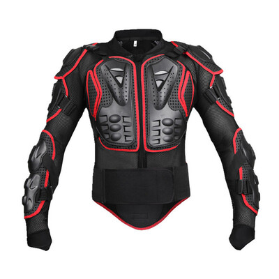 

Toponeto Motorcycle Full Body Armor Jacket Motocross Racing Spine Chest Protecto Coat