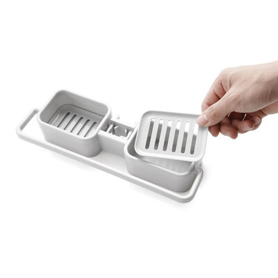 

Sink Bathroom Supplies clip-type Faucet Drainage Rack Soap Box Dishcloth Combination Hanging
